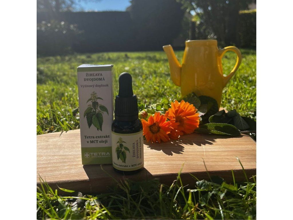 Terapeutické kvapky zo žihľavy dvojdomej (1,5%/225mg) v MTC-C8 oleji